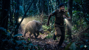 වනජීවී නිලධාරීයකුට වල් ඌරෙකු පහර දෙයි වනජීවී නිලධාරීයකුට වල් ඌරෙකු පහර දෙයි