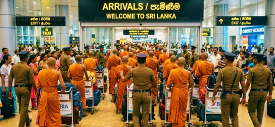 කටුනායකින් මත්ද්‍රව්‍ය සමග ඇල්ලූ චීවරදාරීන්ට මොකද කරන්නෙ? මහා නායක හිමිවරුගේ අනුශාසනා ගන්නවා – ආරක්ෂක අමාත්‍ය ආනන්ද විජේපාල