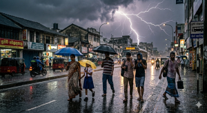 ඉදිරි දින කිහිපය තුළත් – අදත් තැන තැන තද වැසි
