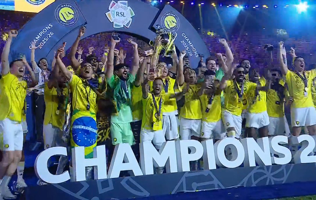 Al-Nassr ලීග් ශූරතාව රොනල්ඩෝ පිලට Al-Nassr ලීග් ශූරතාව රොනල්ඩෝ පිලට