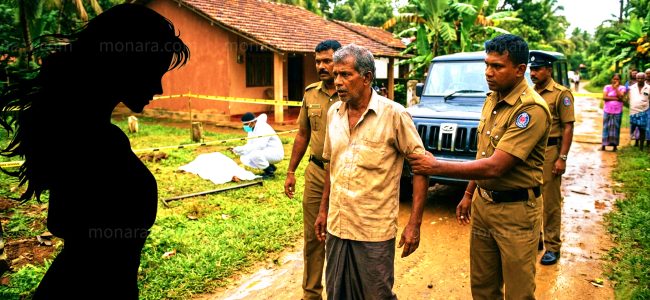 ඉඩම් ආරවුල දුරදිග යයි පියාගේ අතින් දියණිය ඝාතනය වෙයි