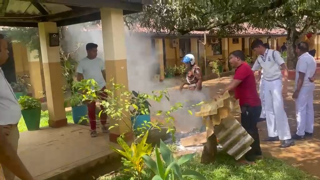 ඩෙංගු මර්දන වැඩේ බඹරුන්ගෙන් නැවතිලා රෝහලටම ගිහිල්ලා ඩෙංගු මර්දන වැඩේ බඹරුන්ගෙන් නැවතිලා රෝහලටම ගිහිල්ලා