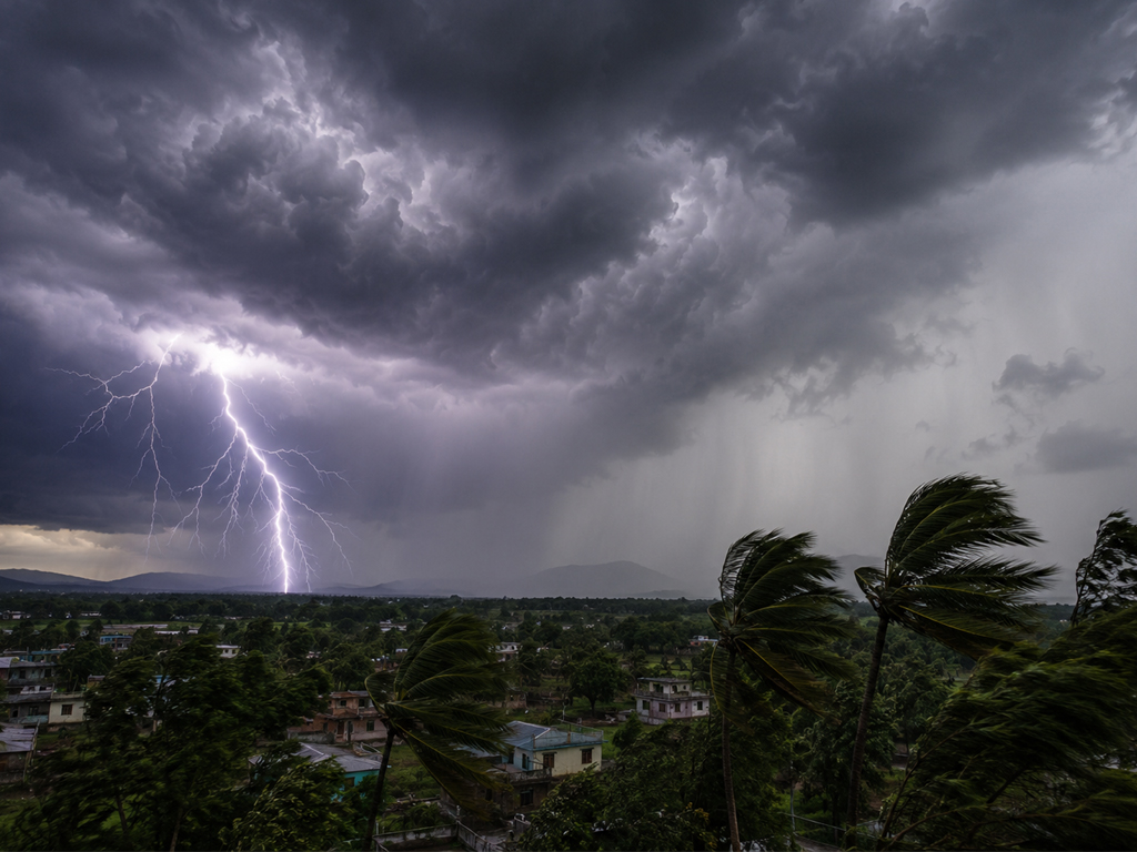 අදත් මහ වැස්ස – සුළං තද එක්ක අකුණු සැර හින්දා පරිස්සම් වෙන්න
