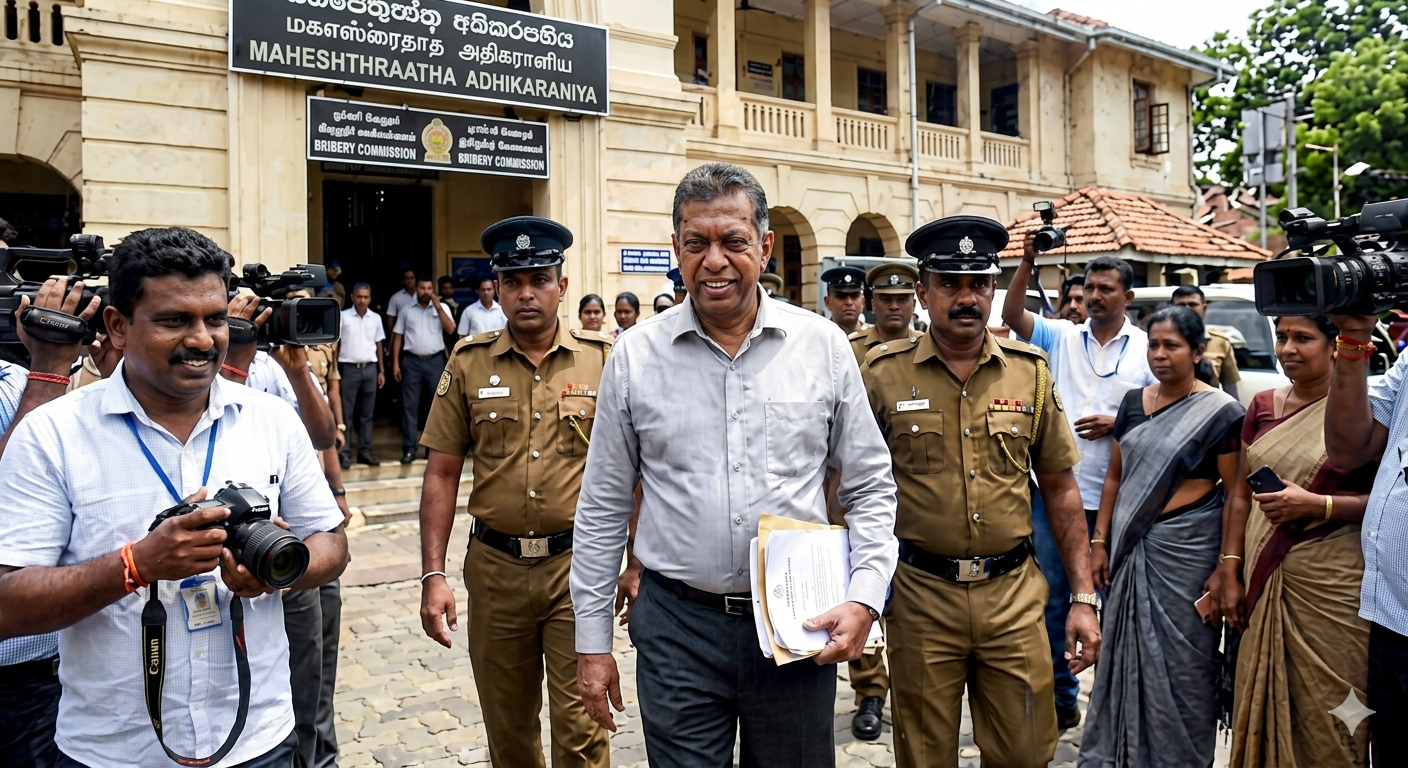 ලංකා ලුණු සමාගමේ සාමාන්යාධිකාරී රු. ලක්ෂ 50 බැගින් ශරීර ඇප 2ක් මත මුදාහරියි