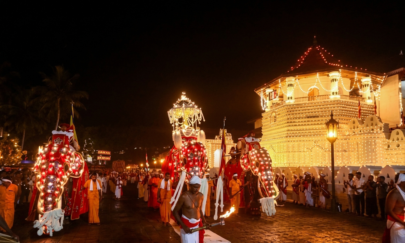 මහනුවර ඇසළ පෙරහැර  වෙනුවෙන් විශේෂ රථවාහන සැලැස්මක්